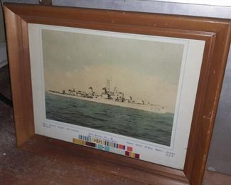 Framed Boat Picture
