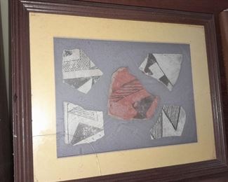 Anasazi Pottery Circa 1100-1300A.D. From Aztec, New Mexico