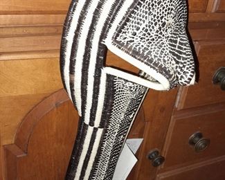 Native American Wounaan Rainforest Baskets Of The Darien (Alligator)