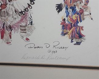 Native American Kachina Doll Artwork Signed By Donald D Ruleaux