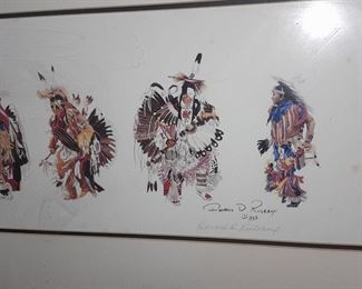 Native American Kachina Doll Artwork Signed By Donald D Ruleaux