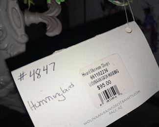 Native American Wounaan Rainforest Baskets Of The Darien (Hummingbird)