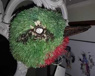 Native American Wounaan Rainforest Baskets Of The Darien (Hummingbird)