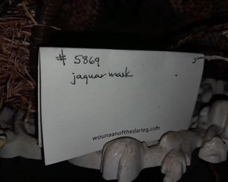 Native American Wounaan Rainforest Baskets Of The Darien (Jaguar)