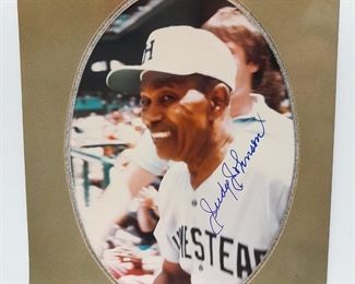 Judy Johnson Autographed Photograph