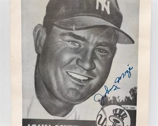 John Mize Autographed Photograph
