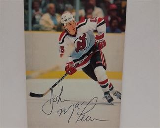 John MacLean Autographed Postcard