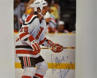 Dave Lewis Autographed Postcard