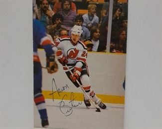 Aaron Broten Autographed Postcard