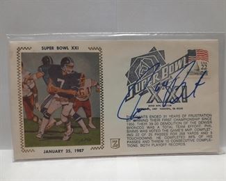 Autographed 1st Day USPS Cover Envelope W/ Stamp