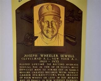 Joseph Sewell Autographed Postcard