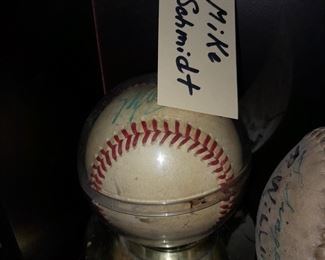 Mike Schmidt Autographed Baseball