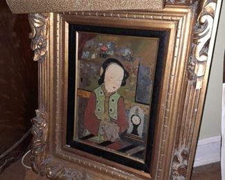 Asian Mirrored Artwork