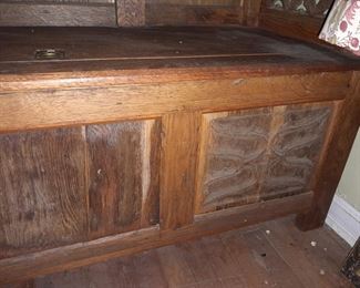 Hand Carved Wooden Indonesian Bench