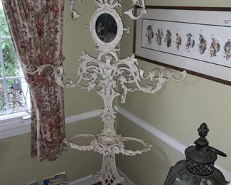 Ornate Cast Iron Coat Rack/Umbrella Holder