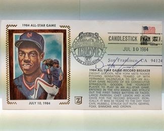 Dwight Gooden Autographed 1st Day USPS Cover Envelope W/ Stamp