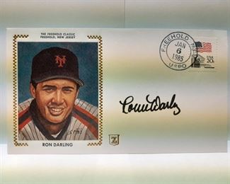 Ron Darling Autographed 1st Day USPS Cover Envelope W/ Stamp