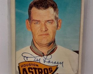 Don Larsen Autographed Baseball Card