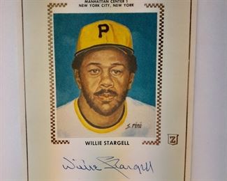 Willie Stargell Autographed Baseball Card