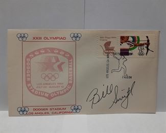 Autographed 1st Day USPS Cover Envelope W/ Stamp