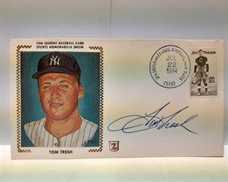 Tom Fresh Autographed 1st Day USPS Cover Envelope W/ Stamp