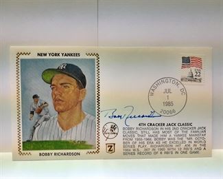 Bobby Richardson Autographed 1st Day USPS Cover Envelope W/ Stamp