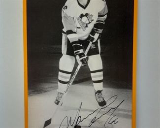 Mario Lemieux Autographed Postcard