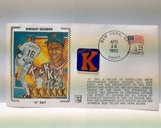 Dwight Gooden 1st Day USPS Cover Envelope W/ Stamp