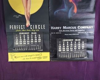 1945 Pinup Calendars And Playboys