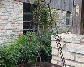 Large Metal Hanging Basket