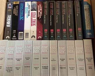 Large Star Trek VHS Lot