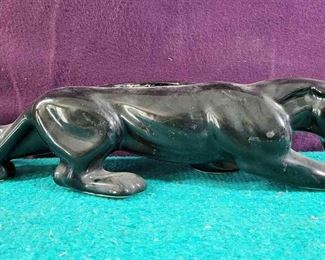 MCM Ceramic Panther Planter