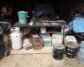 Propane tank for forklift tools