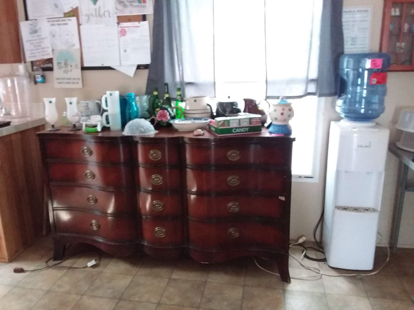 Furniture 12 drawer china hutch