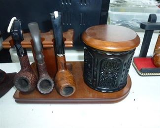 Pipes and Tobacco Jar