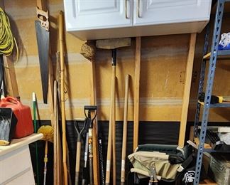 Yard tools,lawn chairs 