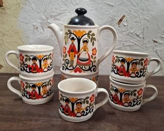 Sadler England Teapot and Cups