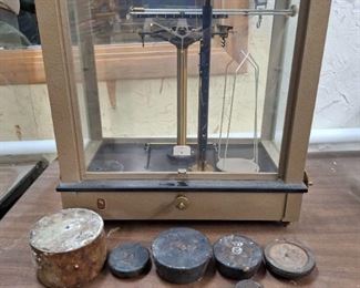 Chicago Apparatus Company Scale weights pictured NOT included 