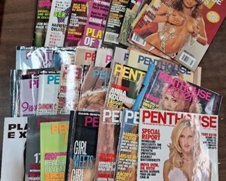 26 Penthouse Letters and Collectible Playboy Magazines