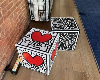 $250 each 
Keith Haring ottoman 