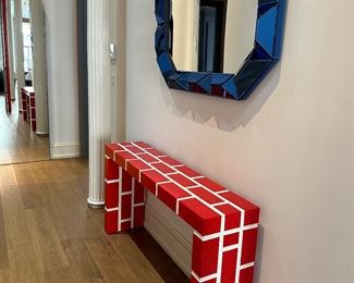 The red brick sculpture showcollection 2011.This sideboard is part of a limited edition of 10 pieces. Collectible piece. Dimensions 
H 29.5" W 56.7" D 12.75"
$12,500
