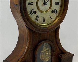 Rosewood Mantle Clock Dated 1870