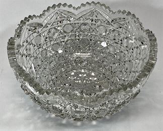 Brilliant Cut Glass Bowl