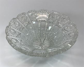 Brilliant Cut Glass Bowl