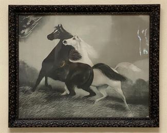 LeRoy Framed Print "Spirited Horses"