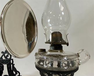 Cast Iron Bracket Lamp with Reflector