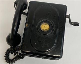 Old Black Crank Telephone