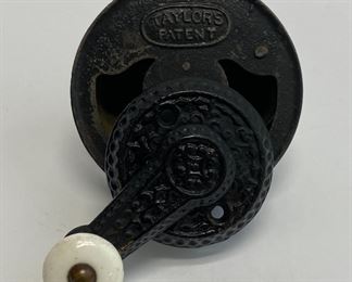 1860 Brass and Cast-Iron Doorbell with Crank