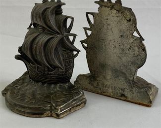 Pair of Ship Bookends