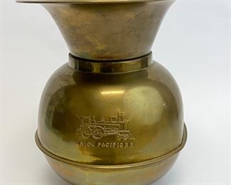 Brass Union Pacific Spittoon